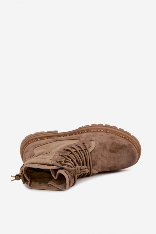 Sand suede boots for men Big Star UU174253