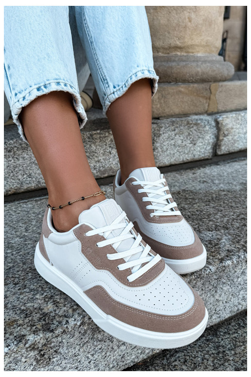 Sportowe buty damskie Big Star UU274275 w kolorze piaskowym