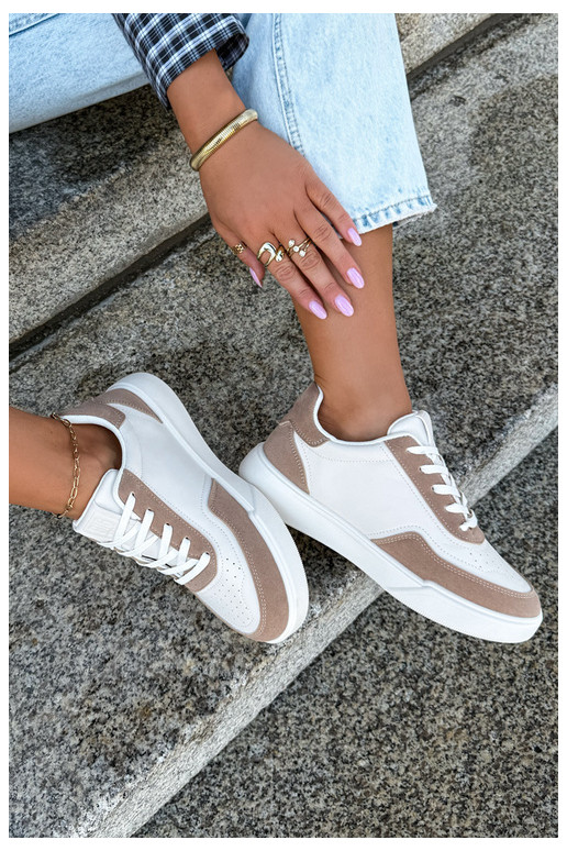 Women's sneakers Big Star UU274275 in sand