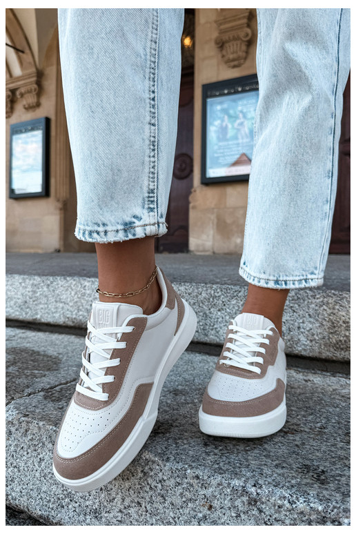 Women's sneakers Big Star UU274275 in sand