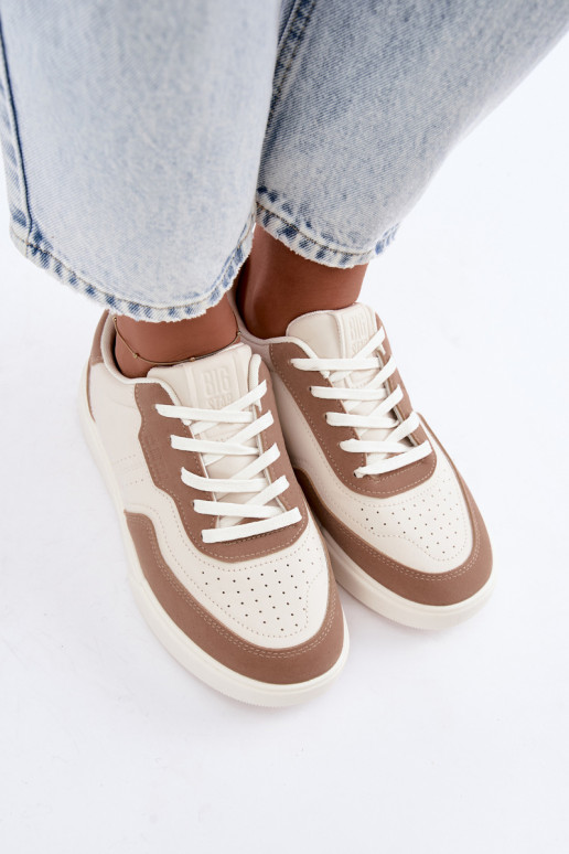 Women's sneakers Big Star UU274275 in sand