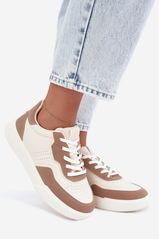 Women's sneakers Big Star UU274275 in sand
