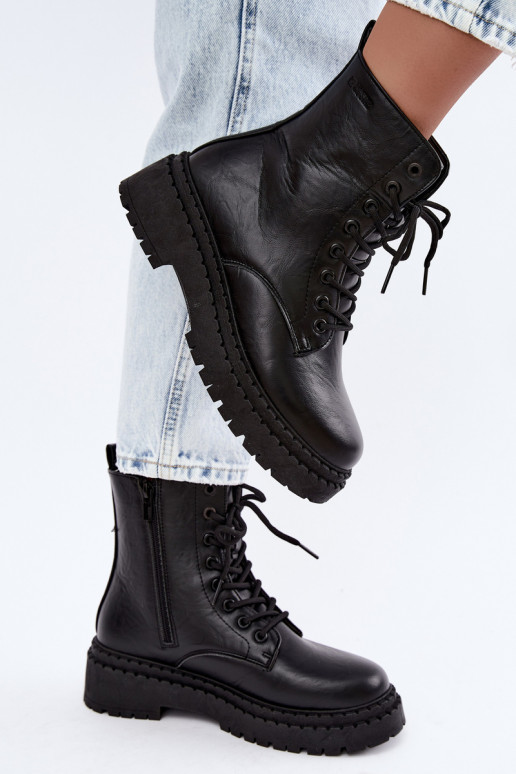 Women's ankle boots Big Star UU274816 in black