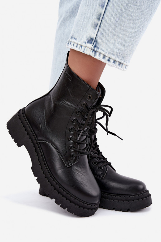 Women's ankle boots Big Star UU274816 in black