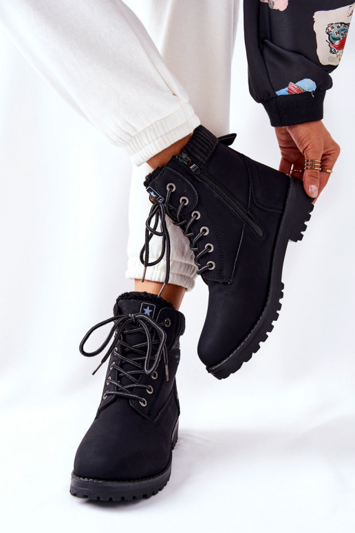 Naistep black ankle boots Grunders