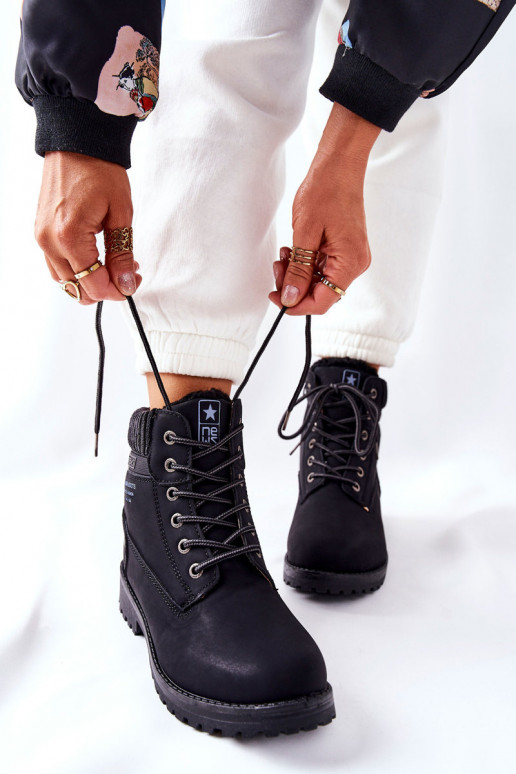 Naistep black ankle boots Grunders