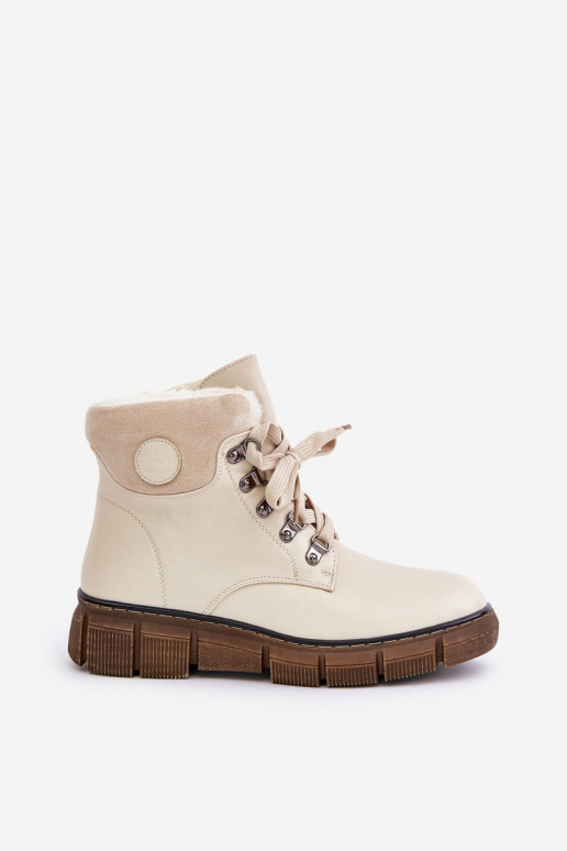 Naistep insulated sand ankle boots Mevanisa