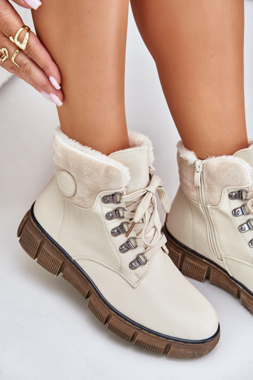 Naistep insulated sand ankle boots Mevanisa