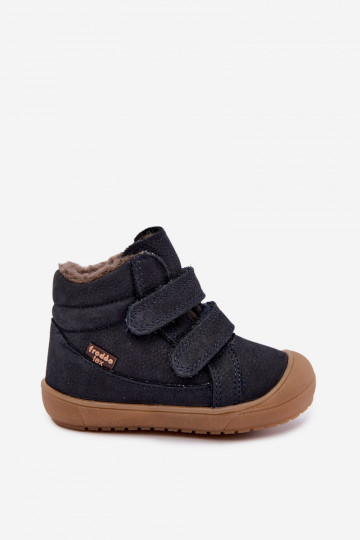 Leather children's winter boots Froddo G2110138 dark blue 2