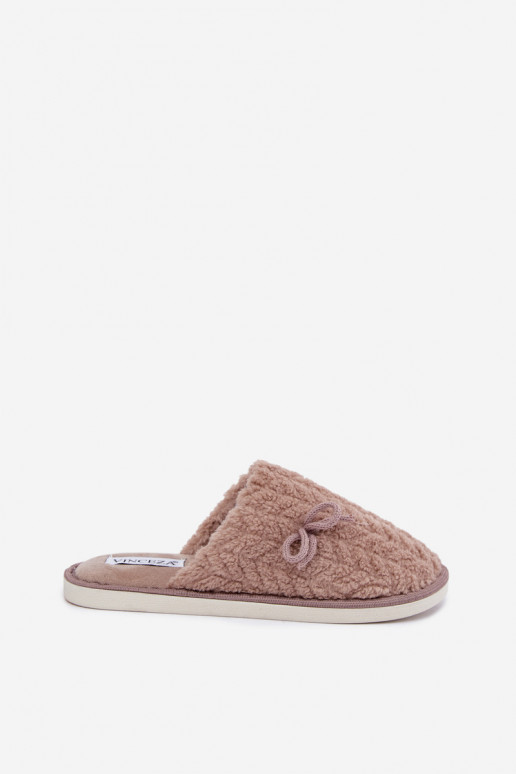 Women's slippers Vinceza 105109 sand