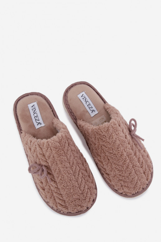 Women's slippers Vinceza 105109 sand