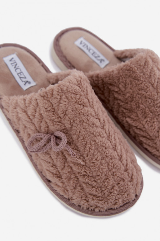 Women's slippers Vinceza 105109 sand