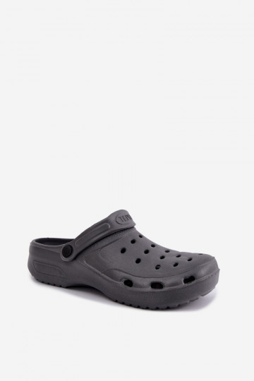 Gray lightweight men's slippers Adriah