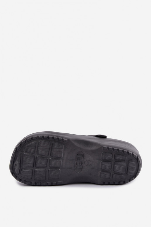 Gray lightweight men's slippers Adriah