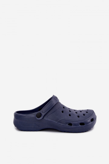 Dark blue lightweight men's slippers Adriah 2