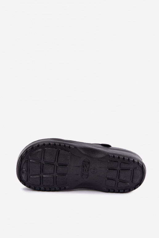 Black lightweight men's slippers Adriah