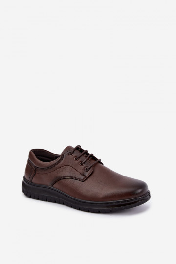 Dark brown men's shoes Varell