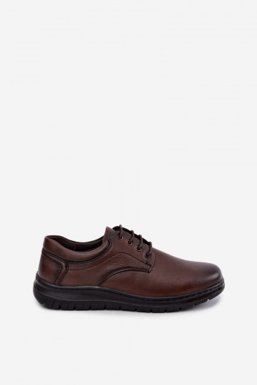 Dark brown men's shoes Varell 2