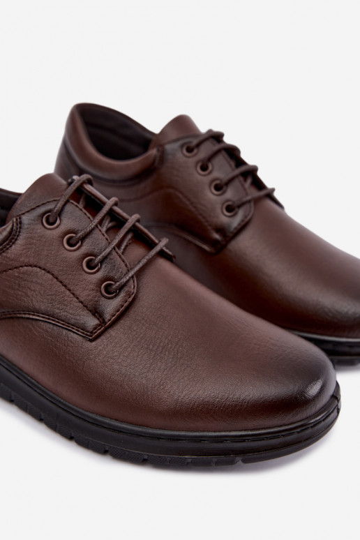Dark brown men's shoes Varell