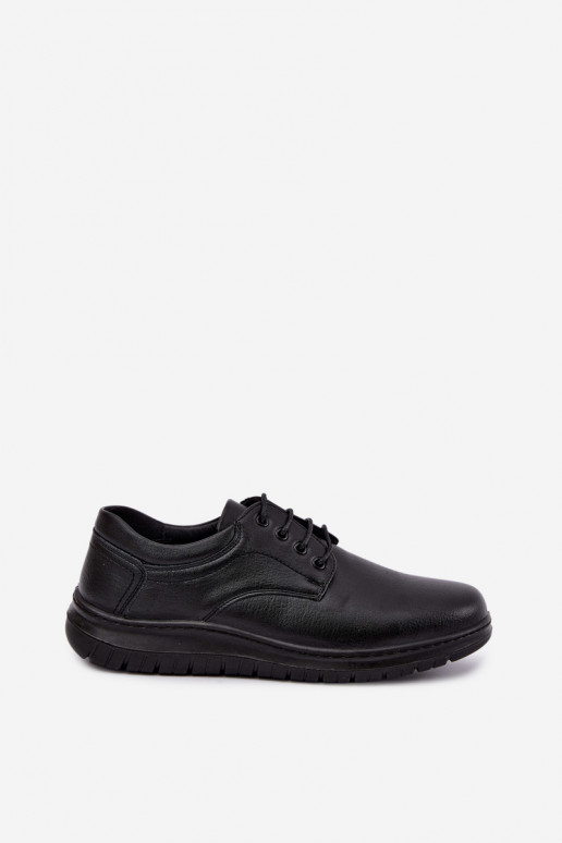 Czarne buty męskie Varell