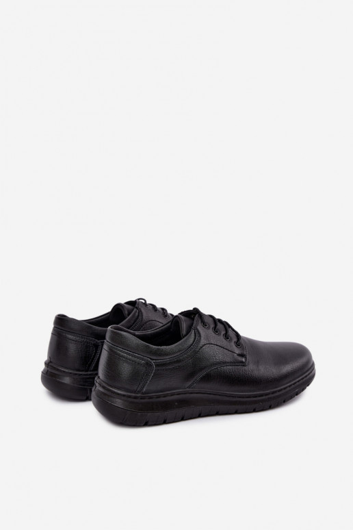 Czarne buty męskie Varell