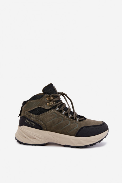 Damskie buty trekkingowe Big Star UU274804 w kolorze khaki