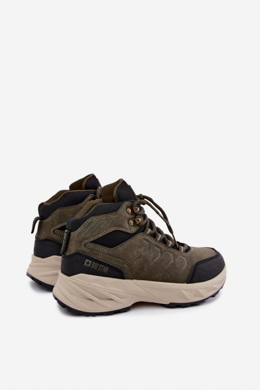 Damskie buty trekkingowe Big Star UU274804 w kolorze khaki