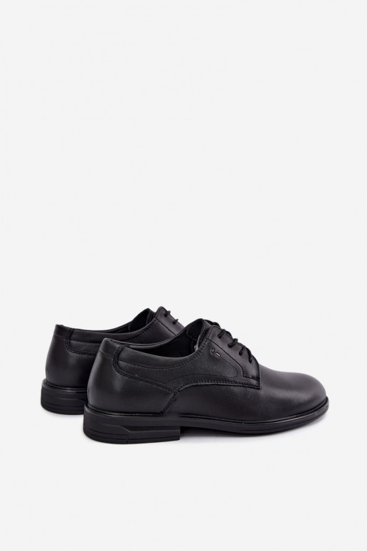 Eleganckie czarne buty męskie Calven