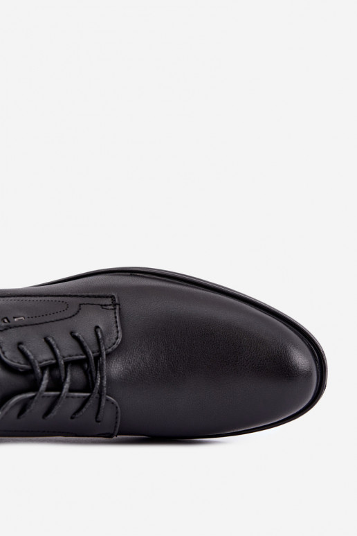 Elegant black men's shoes Calven