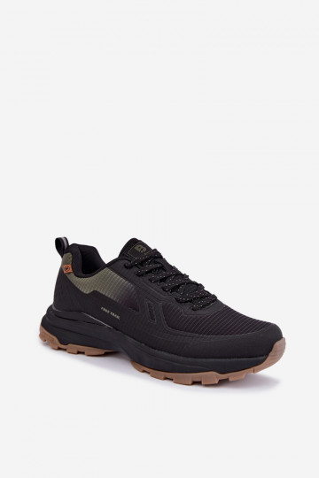 Men's sporty style shoes Trekas green-black CarroĮ