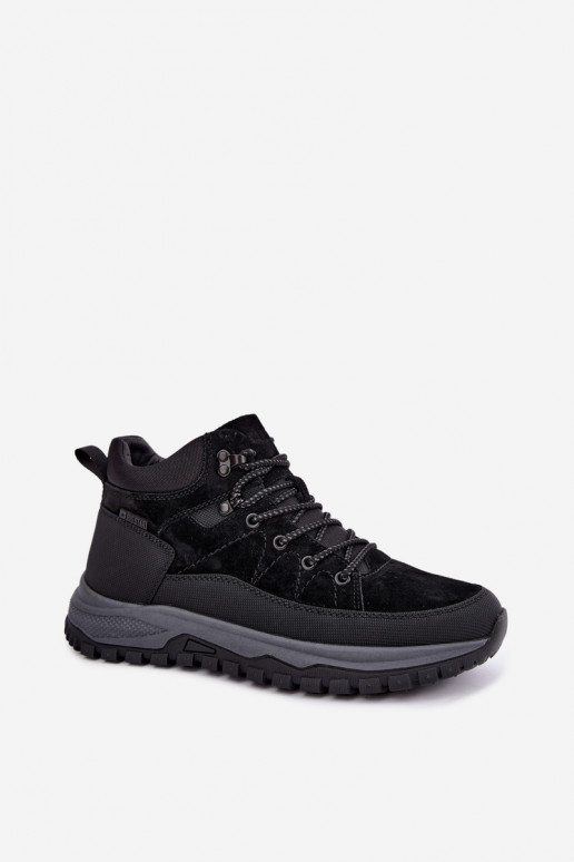 Men's insulated suede boots Big Star UU174246 black