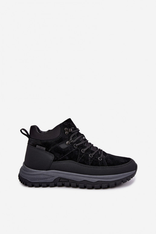 Men's insulated suede boots Big Star UU174246 black