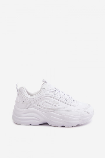 Damskie sneakersy na platformie FLA SKYE FFIN0586.13033 białe 2