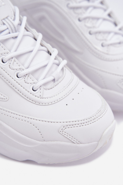 Damskie sneakersy na platformie FLA SKYE FFIN0586.13033 białe