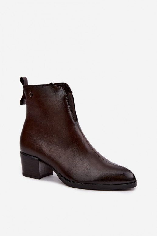 Teplye botinki Klocke Vinceza 58654 v shokoladnom tsvete