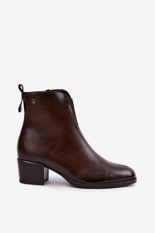 Teplye botinki Klocke Vinceza 58654 v shokoladnom tsvete