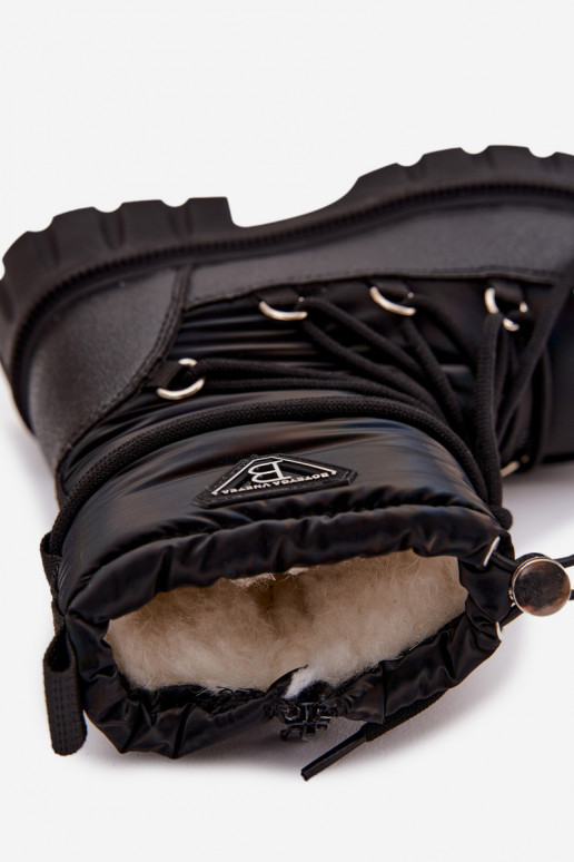 Black children's snow boots Adelisse