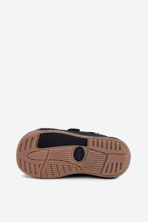 Ciemnoniebieskie skórzane buty dziecięce Bartek 8631676