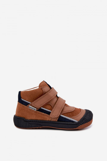 Brown leather children's shoes Bartek 8631673 2