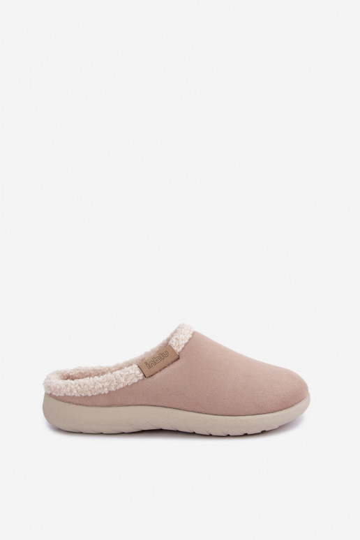 Women's slippers with insulation Inblu ET000042 sand
