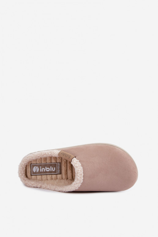 Women's slippers with insulation Inblu ET000042 sand
