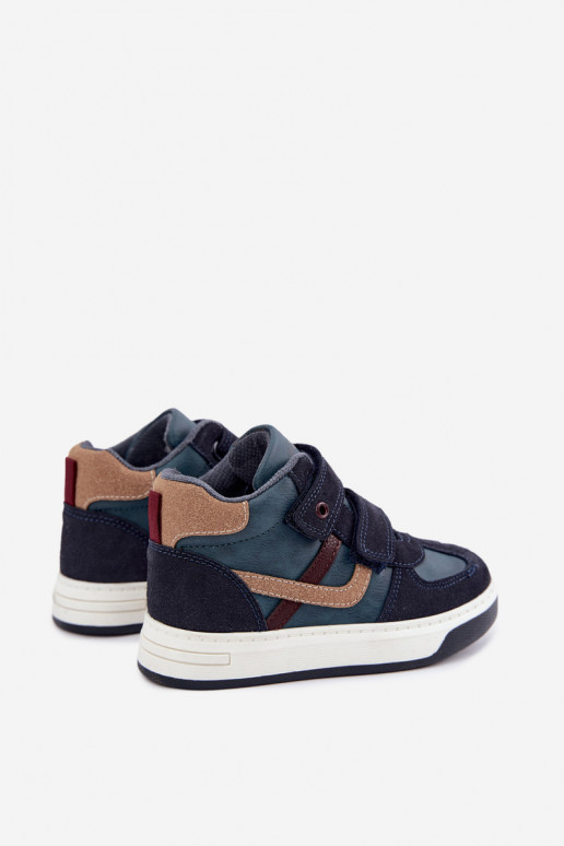 Dark blue boys' sneakers Bartek 8801216
