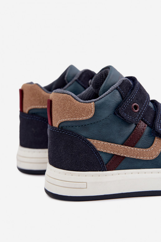 Dark blue boys' sneakers Bartek 8801216