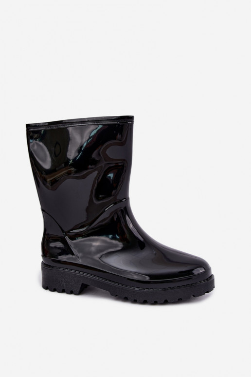Women's rubber boots in black Elvara