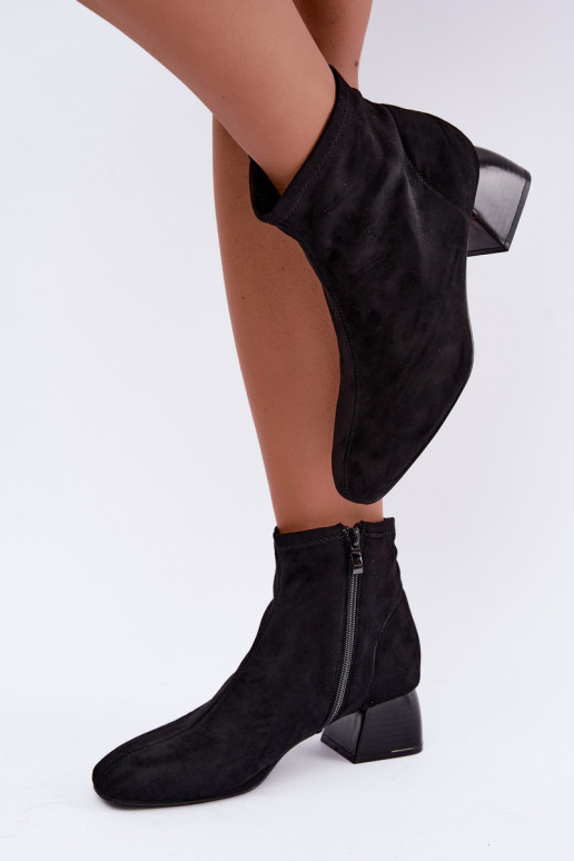 Black ankle boots Klocke Estellea