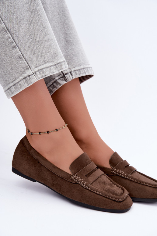 Sylvana flat women's moccasins in sand