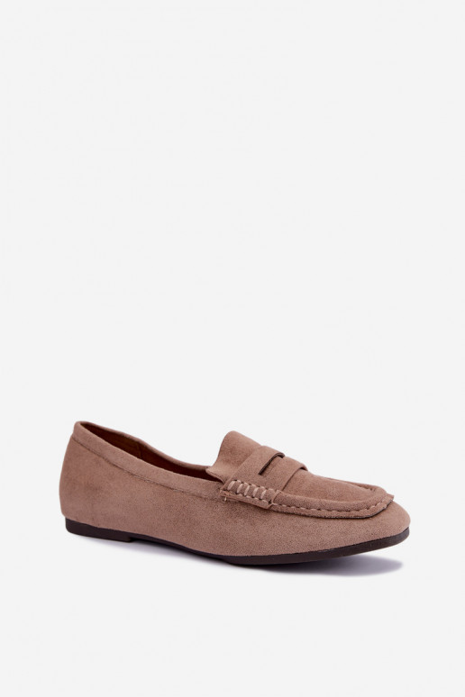 Sylvana flat women's moccasins in sand