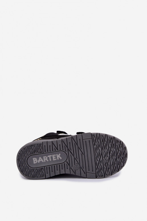 Sneakers for boys Bartek 8700210 in black and gray