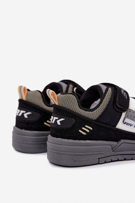 Sneakers for boys Bartek 8700210 in black and gray