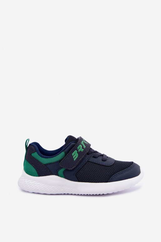 Boys' sports shoes Bartek 8700317 in dark blue